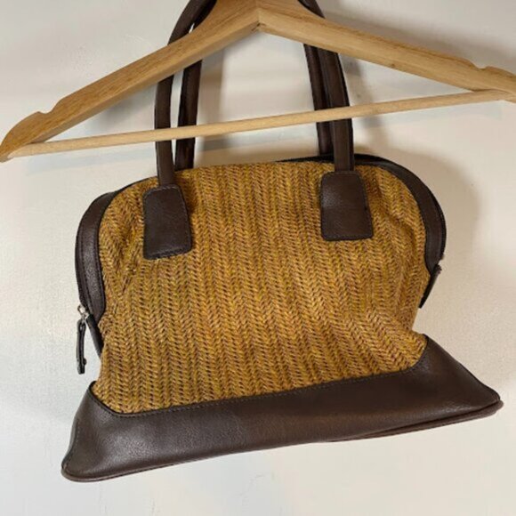 London Fog Women's Brown Satchel Handbag Medium - Picture 3 of 8